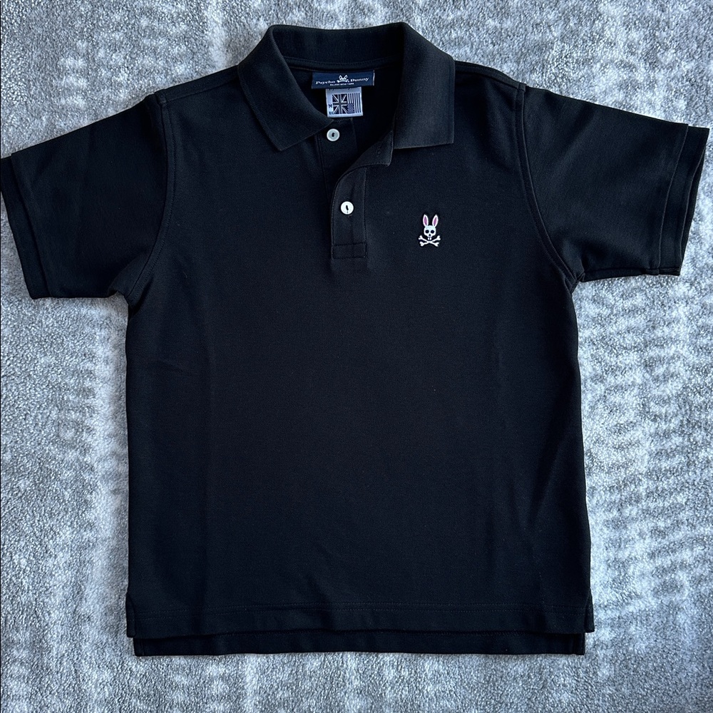 Psycho Bunny Classic Polo Shirt Boys Size Medium 10/12 - Picture 2 of 4